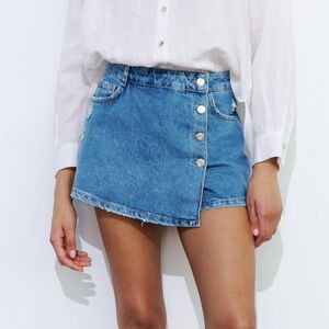 ZARA DENIM SKORT